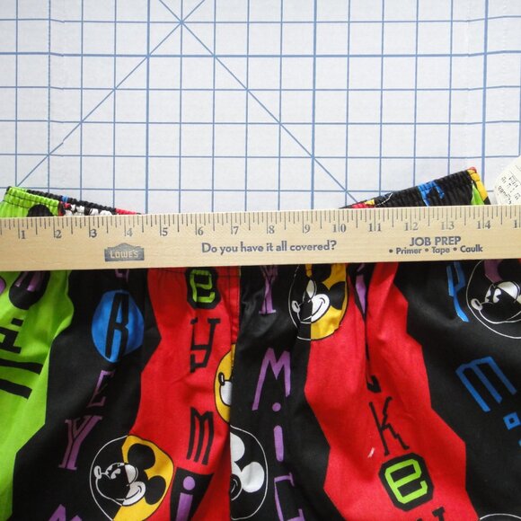 Vintage 90's Mickey & Co All Over Graphic Mickey Mouse Shorts Sz L NWT - Picture 6 of 14